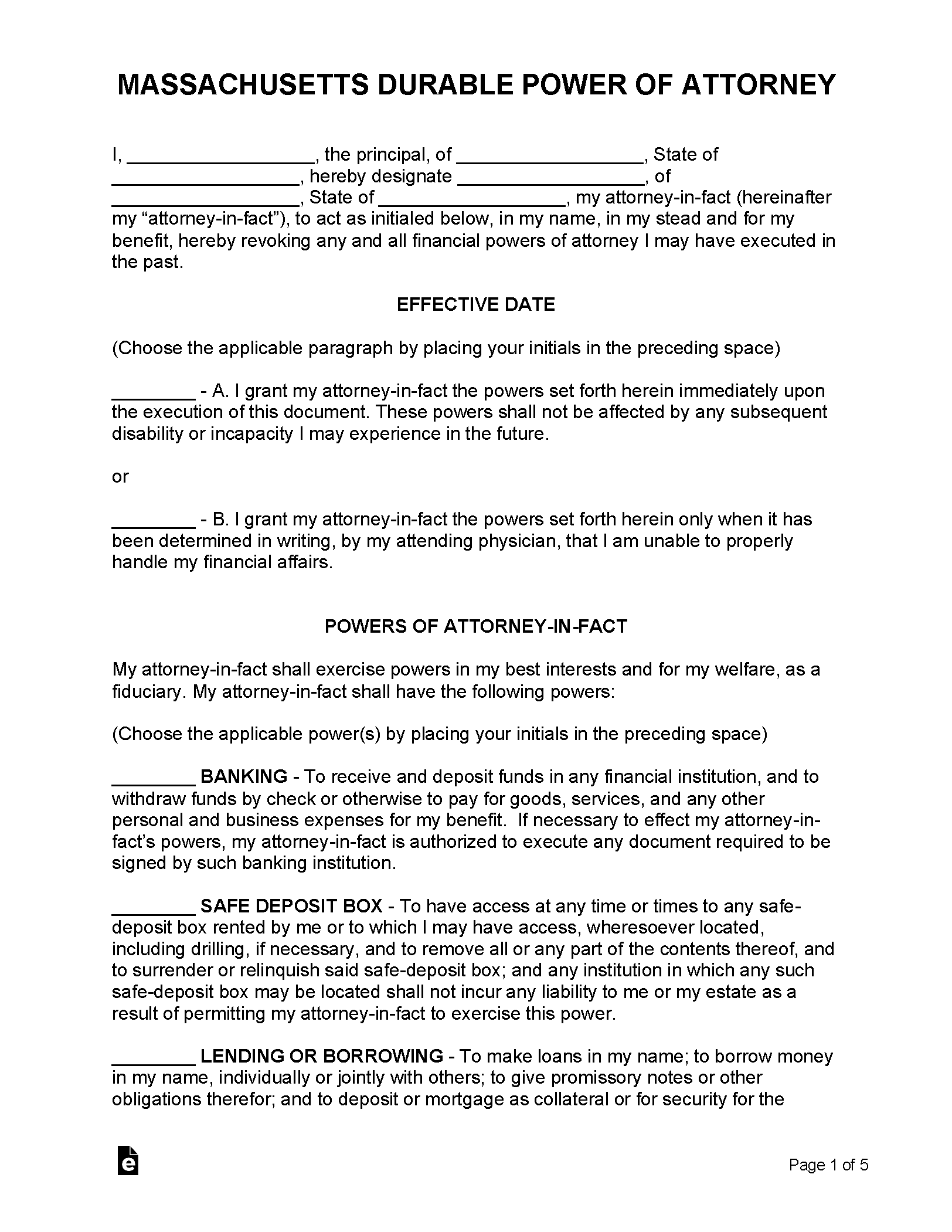 free-massachusetts-durable-financial-power-of-attorney-form-pdf